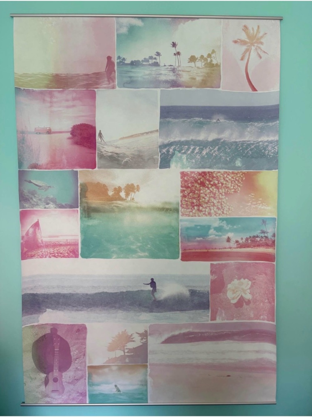 PB Teen Beach/Surf Canvas Mural!